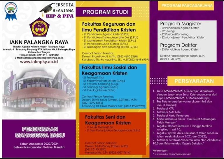 Maukuliah | Program Studi - Musik gereja Institut Agama Kristen Negeri ...